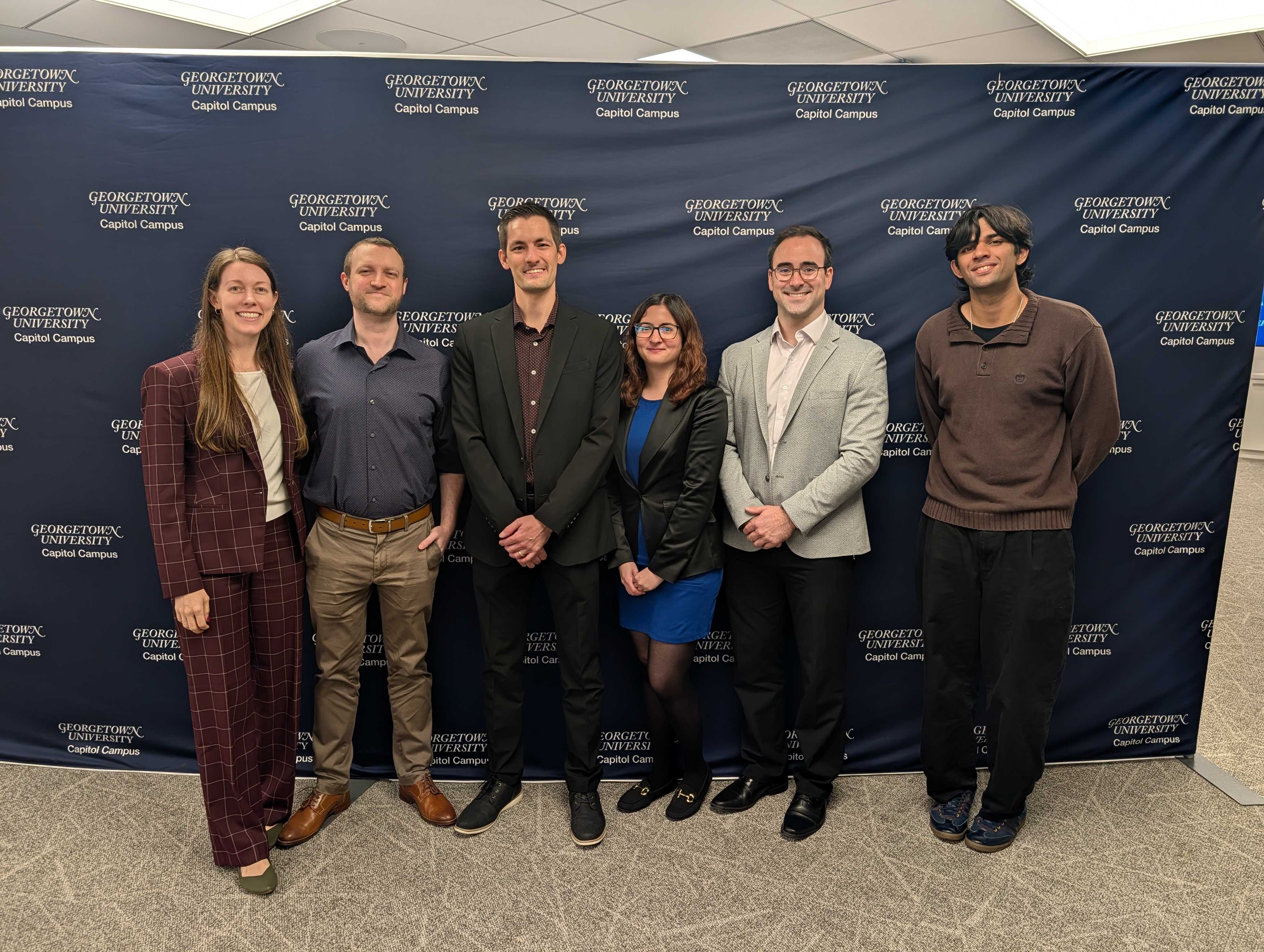 Six participants at the AGORA DC Workshop